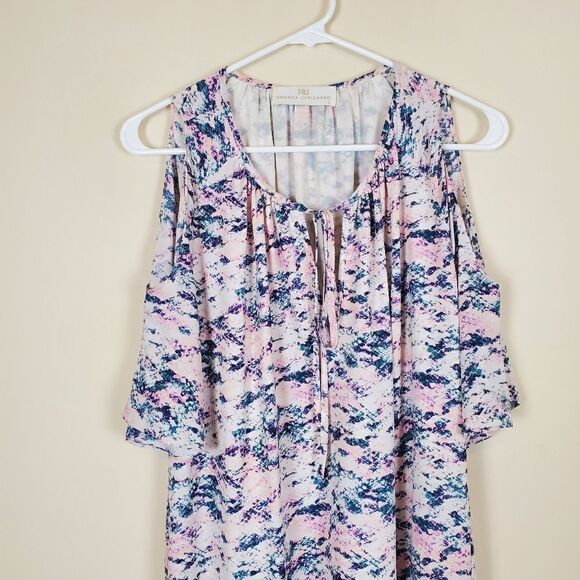 Amanda Uprichard Ora Snake Print Cold Shoulder Dress Size small - Picture 4 of 10